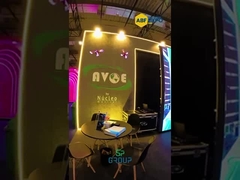 P3.91 3840Hz Tampilan LED Penyewaan Luar Ruangan Kabinet Kurva Layar Penuh Warna 500x500mm