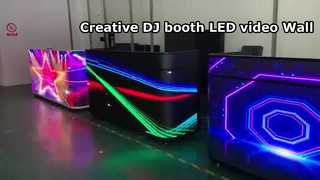 Tampilan Booth DJ Dinding Video LED Kreatif