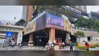 P4 Tampilan LED 3D Luar Ruangan 960x960mm Jelas & Tahan Lama