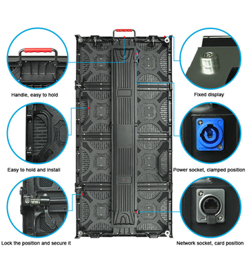 P3.91 Outdoor Stage LED Display 500x500mm/500x1000mm Cabinet 5000nits IP65