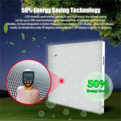 P5.7 Tingkat refresh layar LED eksterior tetap 3840Hz 8000cd/M2 Kecerahan